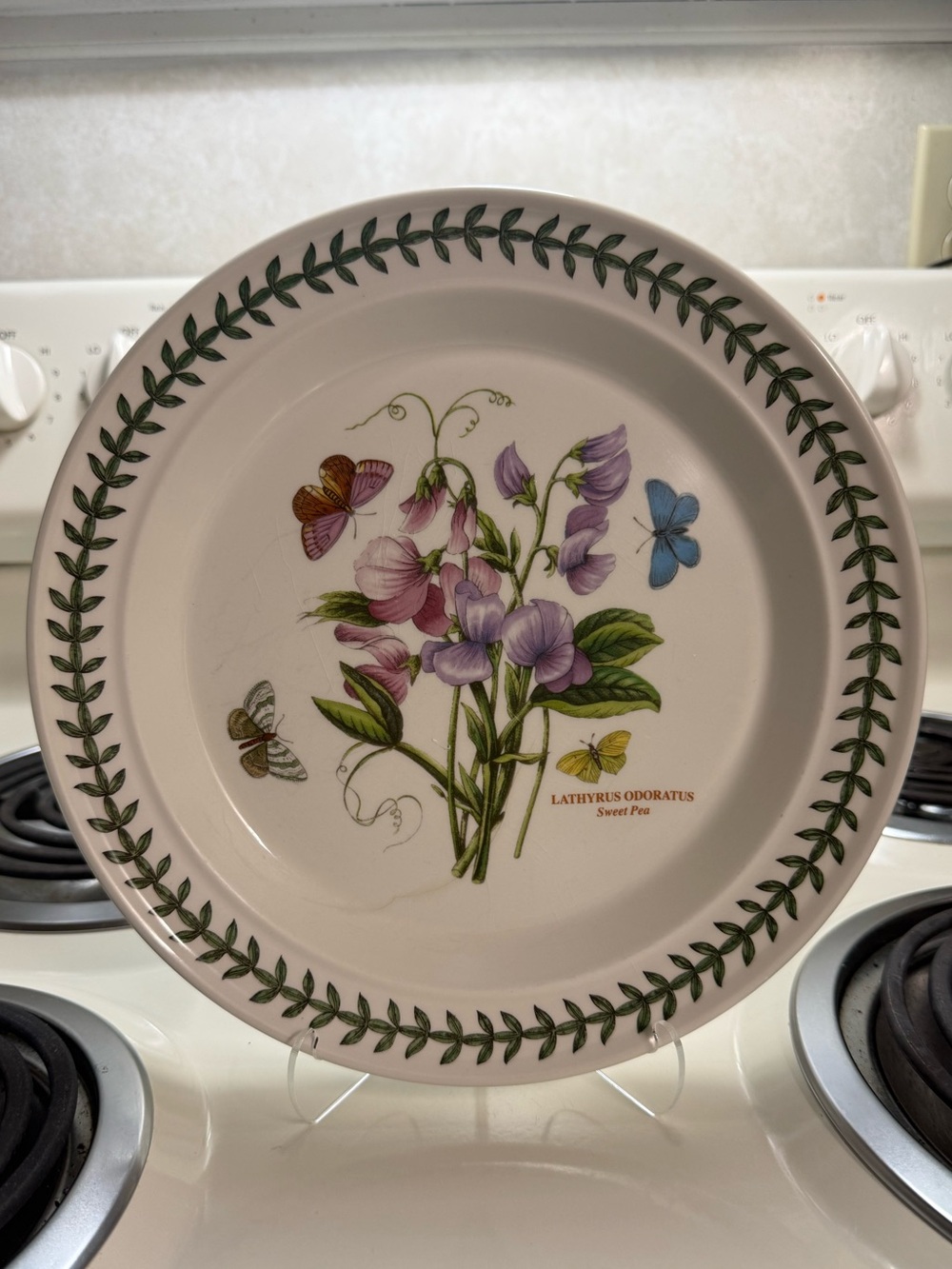 Portmeirion Botanic Garden 10.5-inch Sweet Pea Dinner Plate